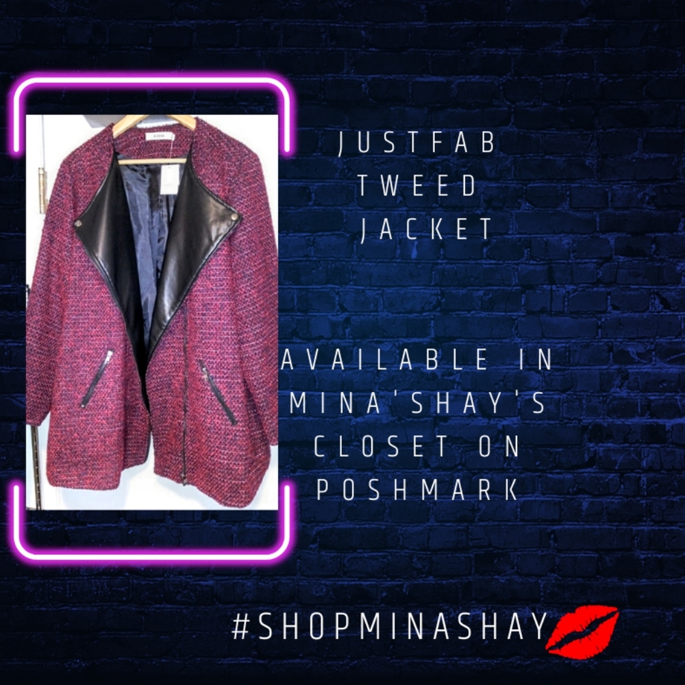 JustFab tweed jacket